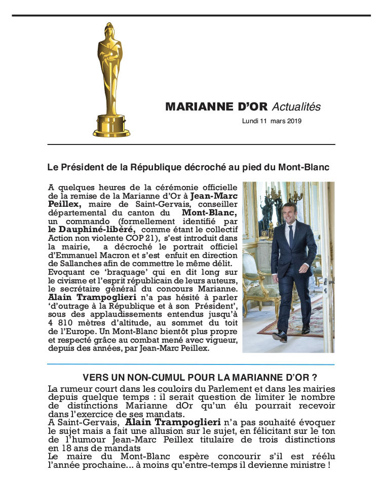 Marianne d'Or Magazine, Alain Trampoglieri, patrimoine, citoyens, citoyennes